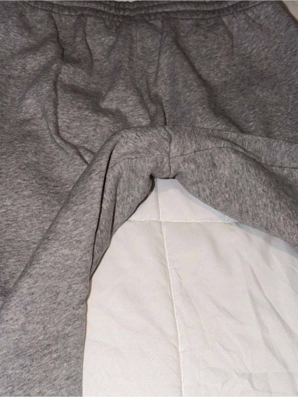 adidas Gray Sweatpant Joggers with Black Logo